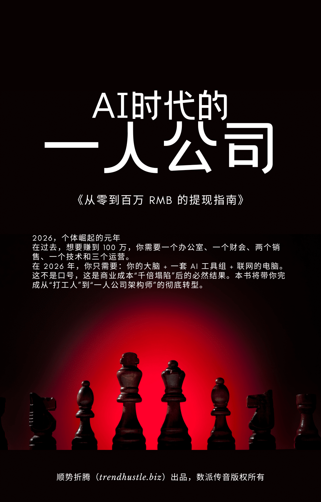 《AI 时代的一人公司：从零到百万 RMB 的提现指南》