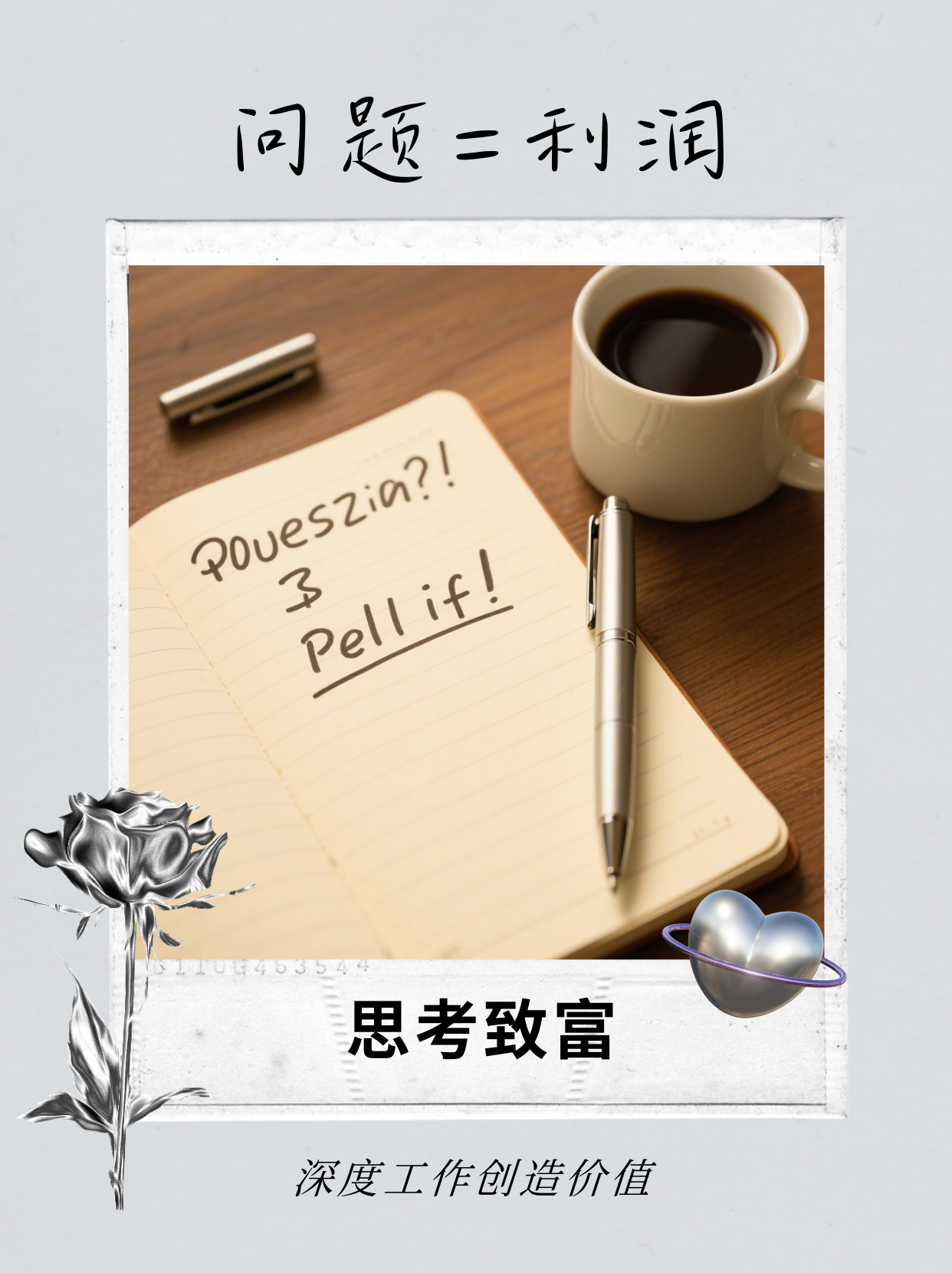 《💰 你现在的脑子里就藏着10万美金的产品！ 》