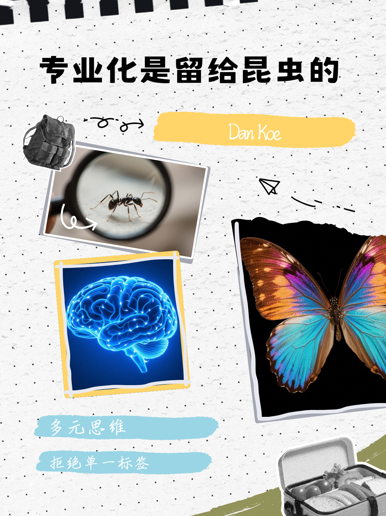 《专业化是留给昆虫的：AI 时代的生存法则》