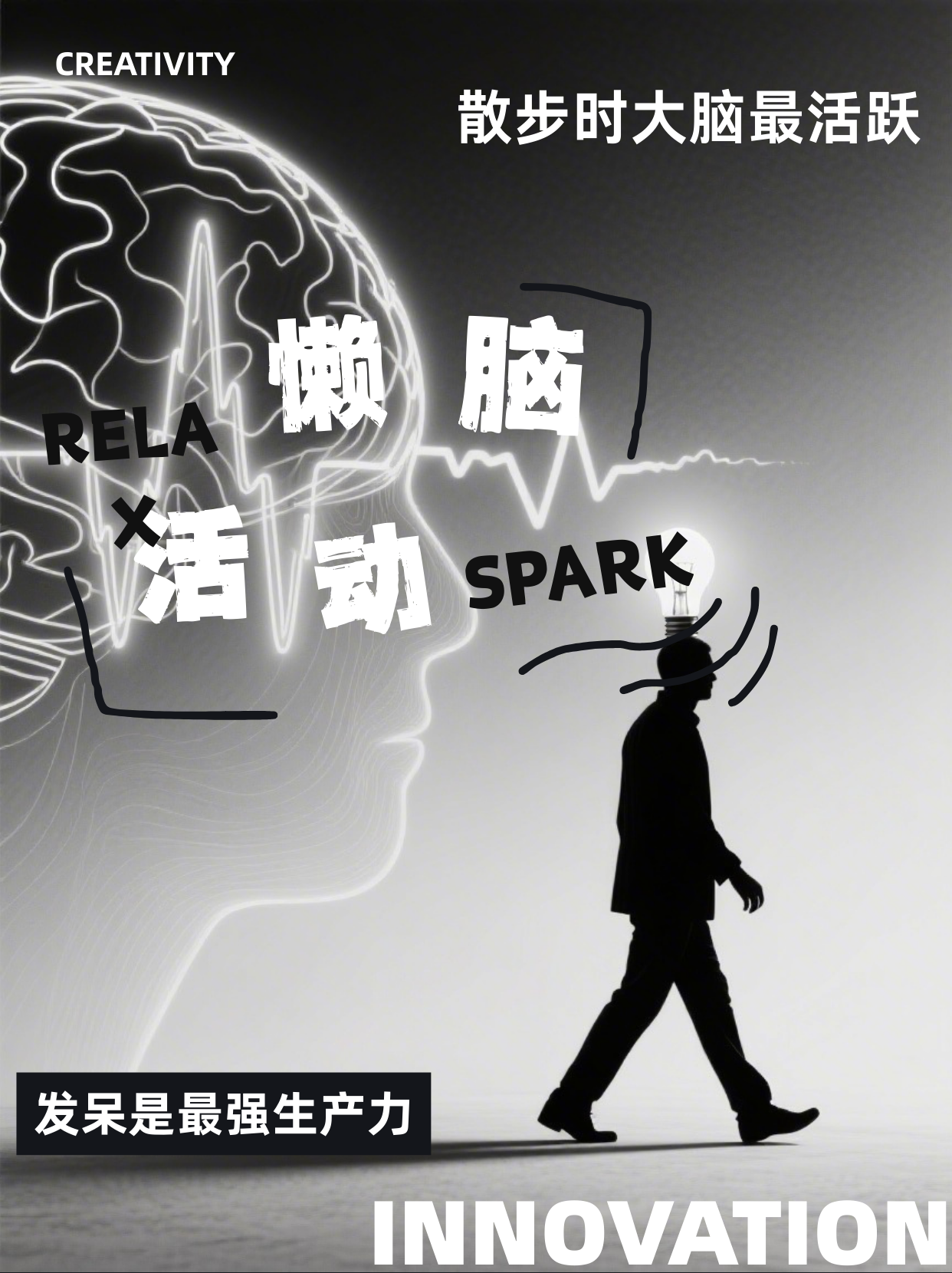 《不做事的时候，大脑最活跃：松弛感才是创造力源泉》