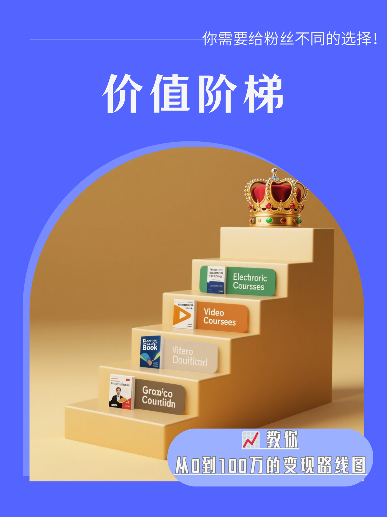 《价值阶梯：从0到100万的知识变现路线图》