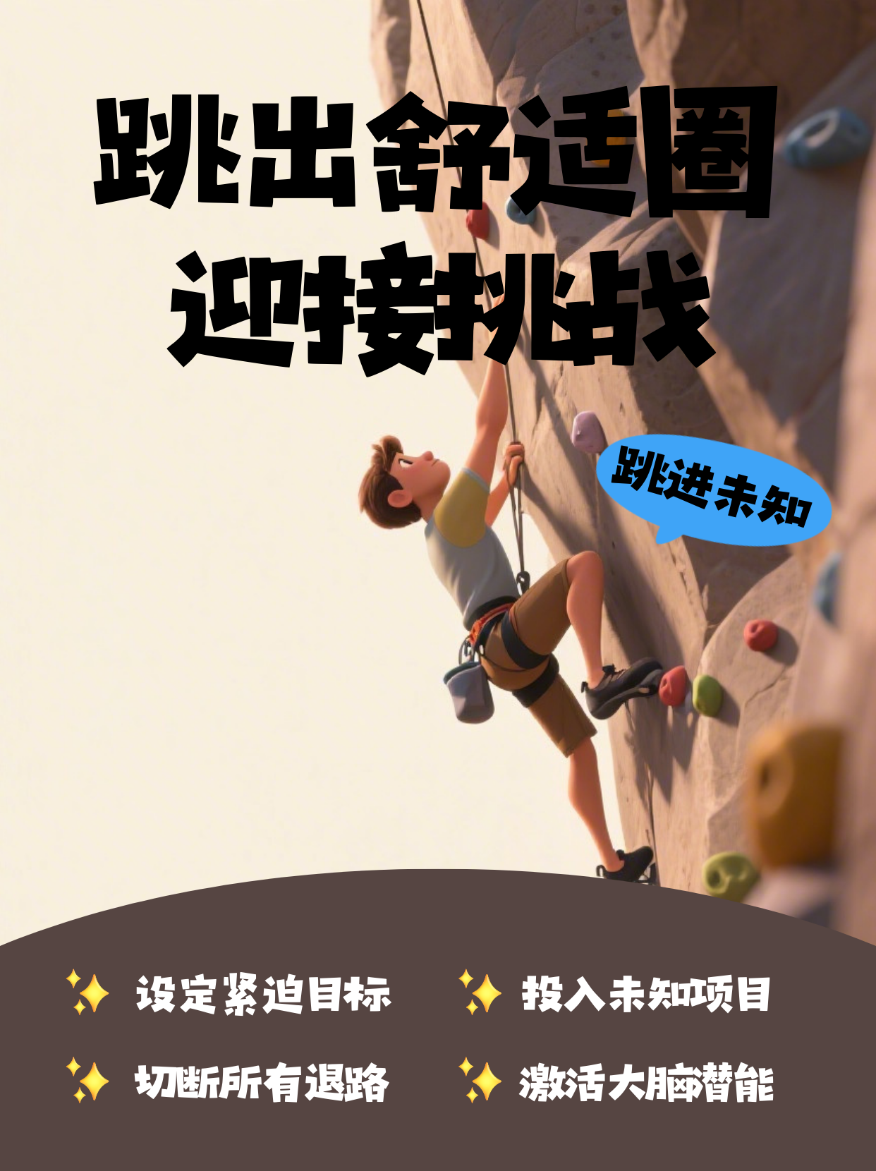 《Jump into the Unknown：跳进未知，激活大脑潜能》